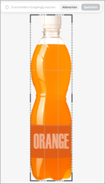 Schmaler Hintergrund beim Bild