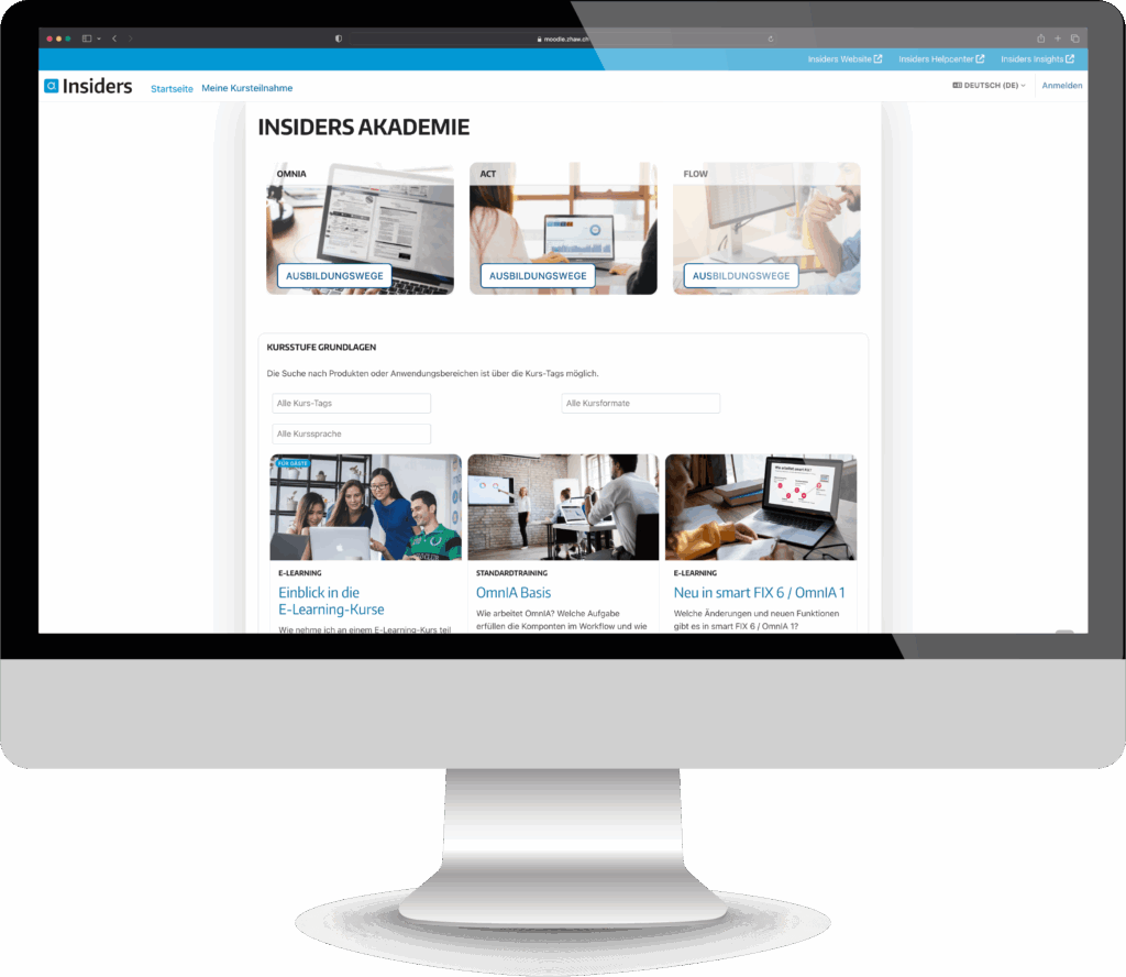 Weiterbildung mit Shop Insider